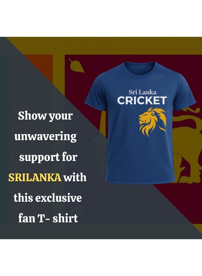 Srilanka Cricket Player Name Dry Fit T-Shirt For Mens | Half Sleeve Round Neck | Jersey For Sports,Training & Casual Wear | Lightweight Tee - Image 4