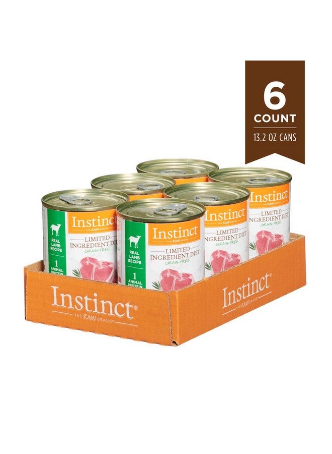 Instinct Limited Ingredient Diet, Wet Canned Dog Food, Grain Free - Real Lamb, 13.2 oz. Cans (Pack of 6) - Image 5