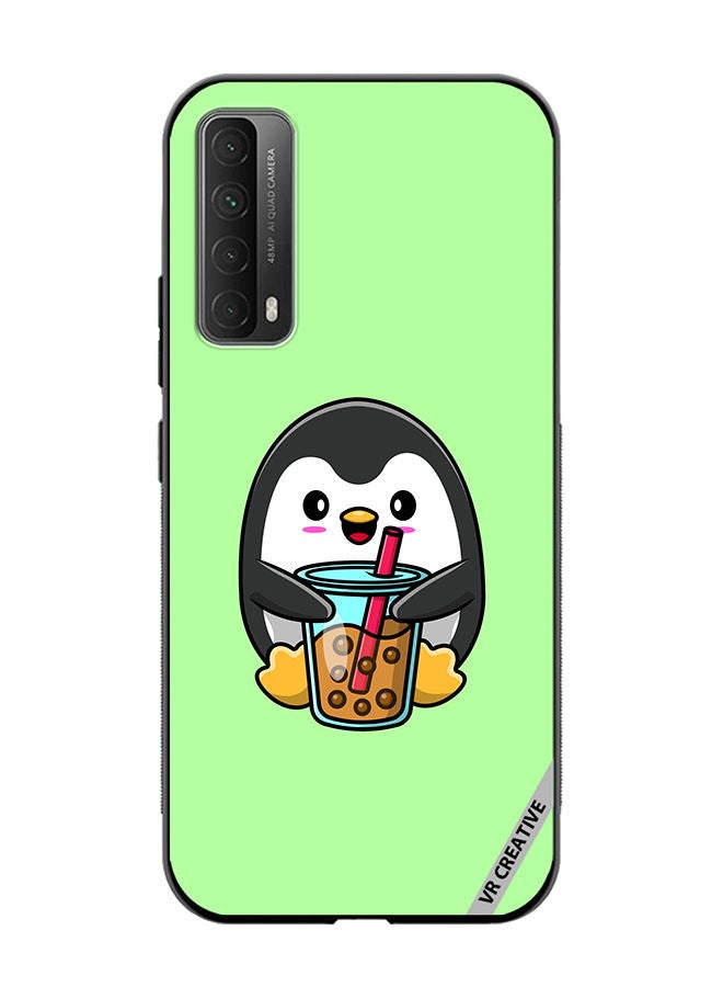 VR CREATIVE Protective Case Cover For Huawei Y7a Penguin Cola Design Multicolour - Image 1