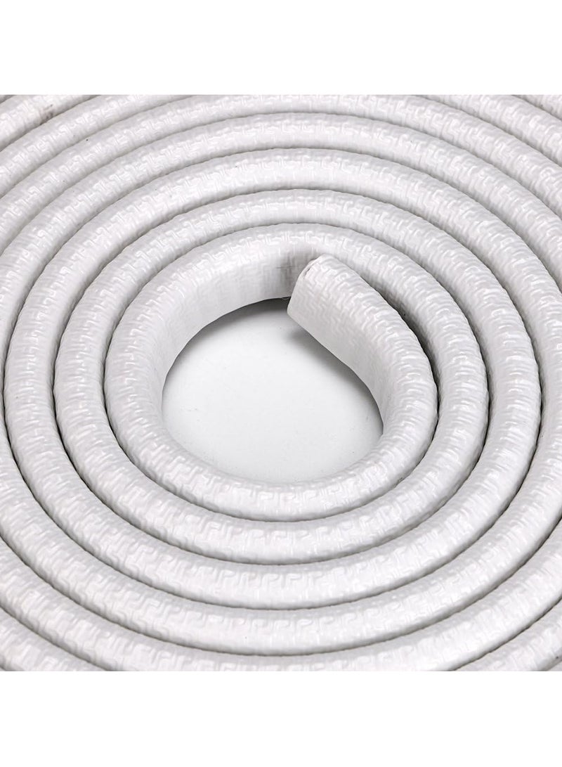 5 Meter Car Door Edge Guards U Shape Trim Rubber Seal Protector Rubber Car Door Protector Anti Collision Rubber Clips Fit For Car Door White - Image 4