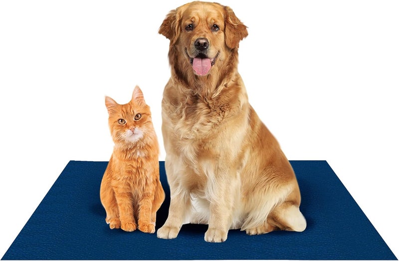 Waterproof Reusable Washable Pee Pads for Dogs (Medium, Dark Sea Blue)