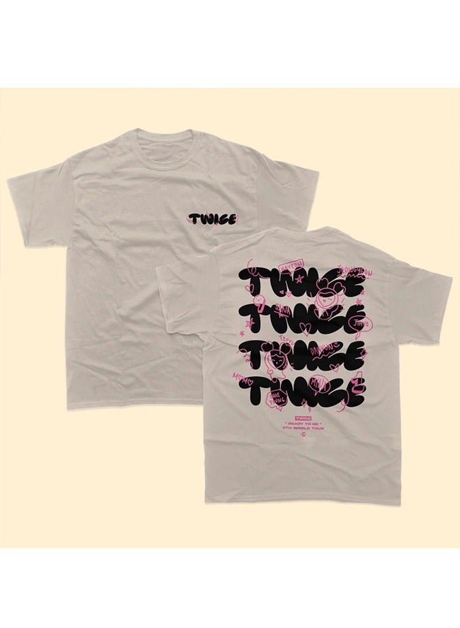 NIBEMINENT TWICE Printed Casual Fashion T-shirt  - Image 1