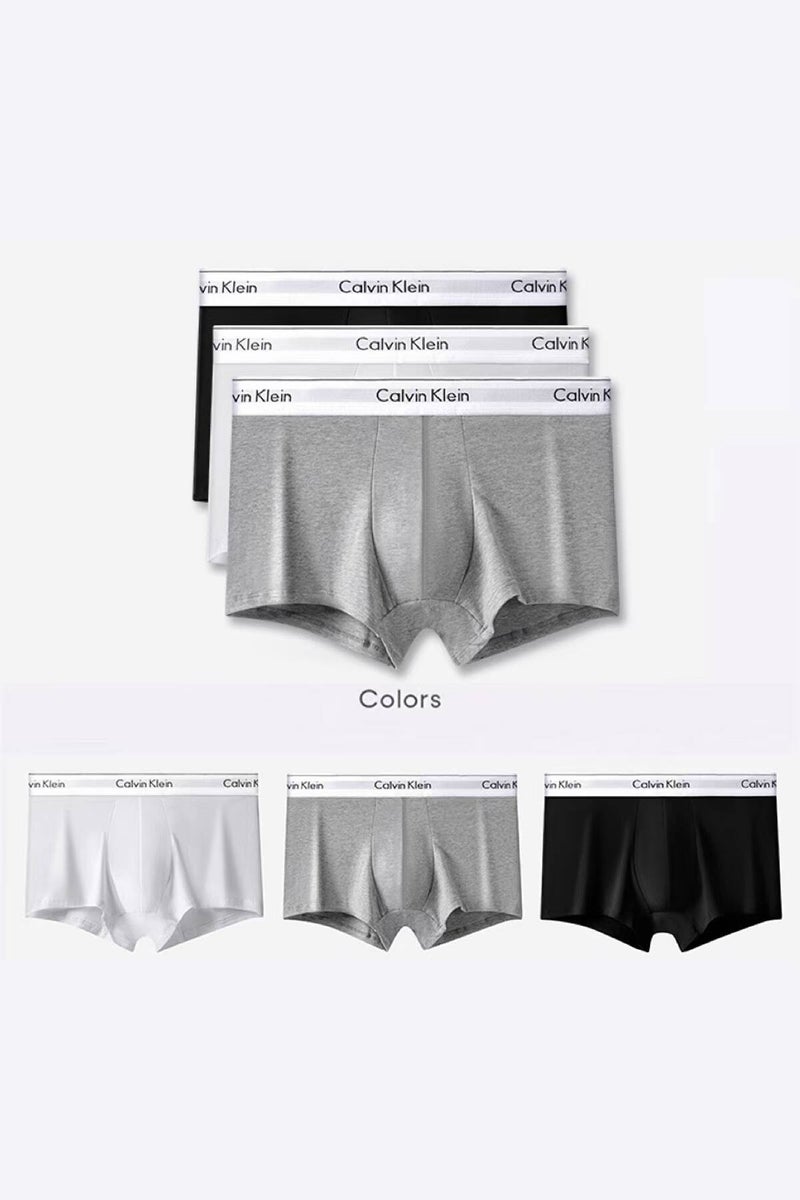سي كيه برودكتس سراويل داخلية للرجال بوكسر (3 قطع في علبة هدايا) قطن، المقاس: XXL - Image 2