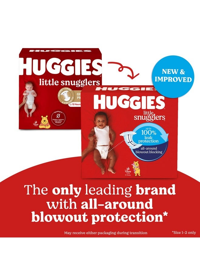 Huggies Size 3 Diapers, Little Snugglers Baby Diapers, Size 3 (16-28 lbs), 76 Count, Packaging May Vary - Image 2
