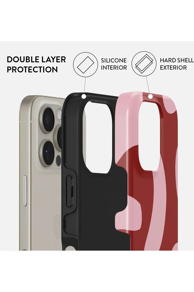 بورجا جراب iPhone 16 Pro Max، قطعتين من الغلاف الصلب + بطانة داخلية من السيليكون TPU، ممتص للصدمات، يمكن الوصول إلى جميع المنافذ، إطار مرتفع لحماية الشاشة والكاميرا، طباعة عالية الجودة لا تتلاشى أبدًا، مرن