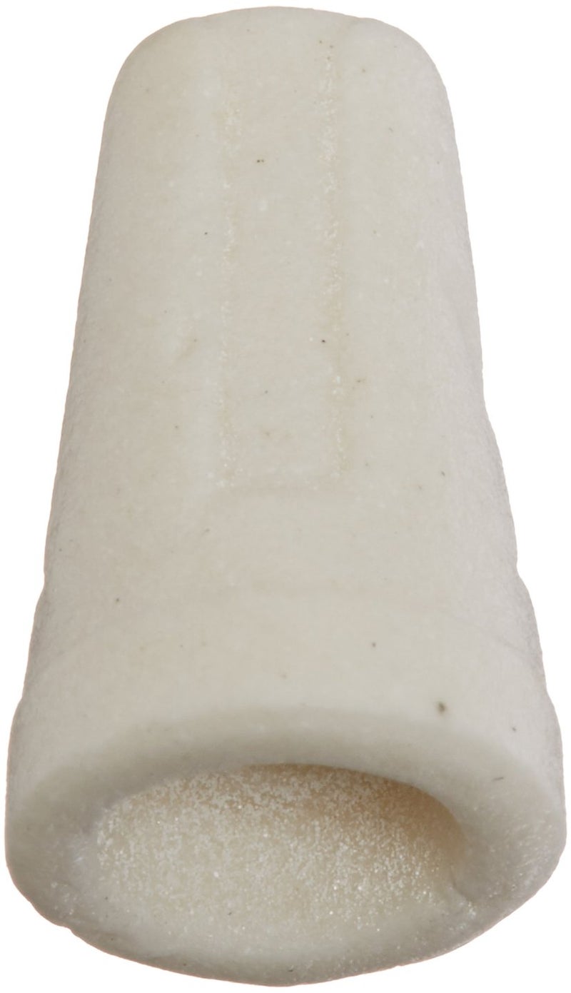 NSI TOP-S-D Easy-Twist Ceramic Wire Connector, 22-14 AWG, Small Size, White, Pack of 15