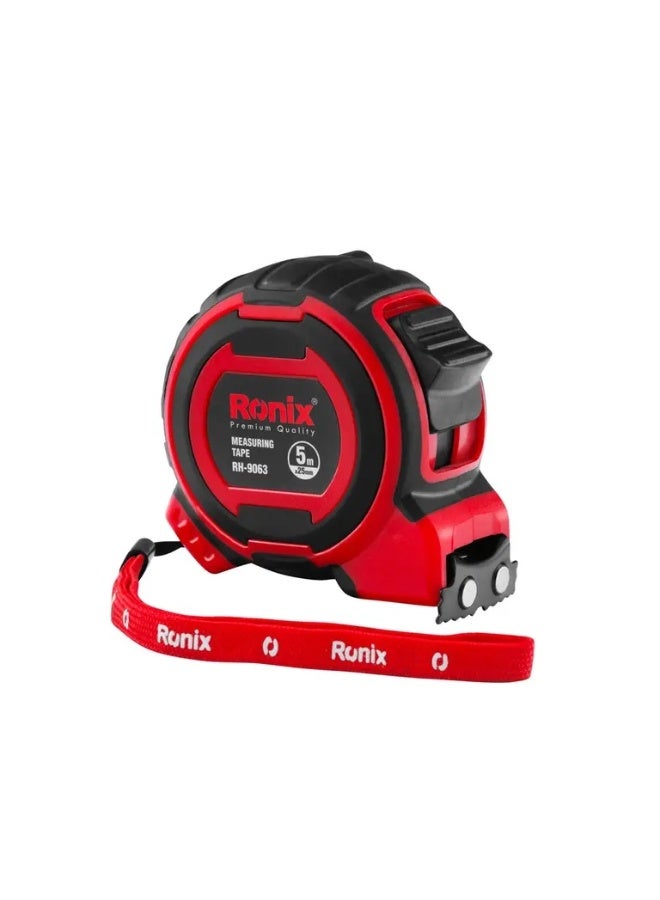 RONIX 5m Measuring Tape Omega Model, 25mm Blade, Magnetic Hook, German Engineering #Ronix RH-9063 - Image 1