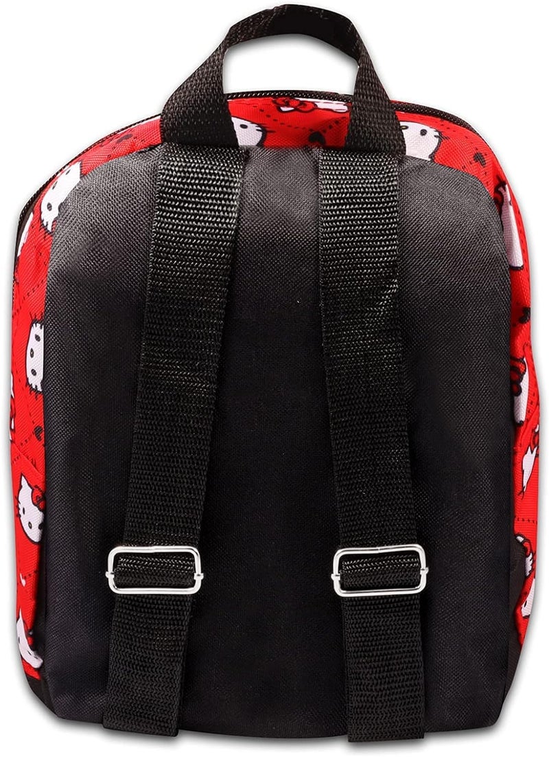 Fast Forward New York Hello Kitty Preschool Backpack for Kids, Toddlers ~ Hello Kitty School Supplies Bundle with 10" Hello Kitty Mini Backpack for Girls, Stickers, and More - Image 4