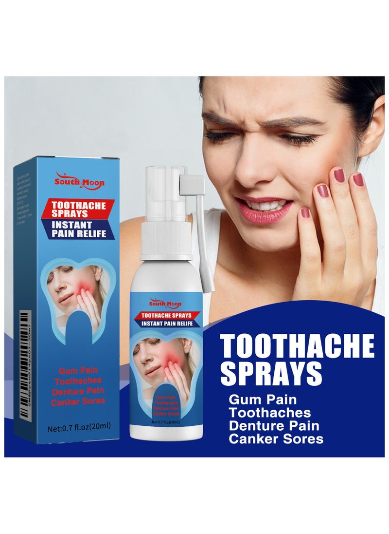 SOUTH MOON 3-PACK Of Tooth And Gum Sprays, Toothache Relief Spray 20ml*3 - Image 2