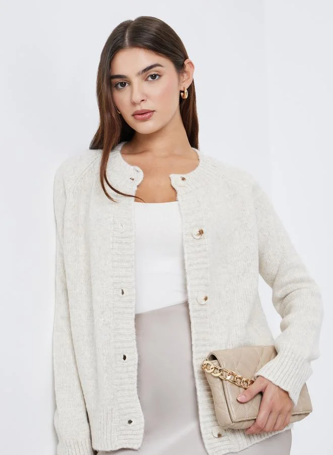 ستايلي كارديجان محبوك بأزرار غلق