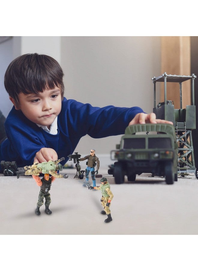 Tuanse 26 Pcs SWAT Team and Military Action Figures Playset With Weapons, Army Toys for Kids Boys Girls - Image 2