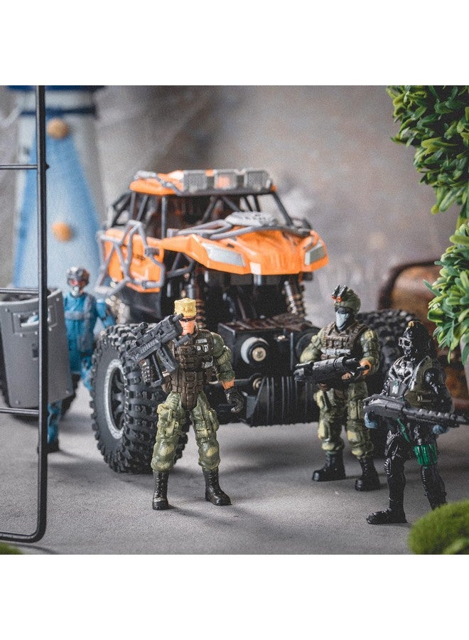 Tuanse 26 Pcs SWAT Team and Military Action Figures Playset With Weapons, Army Toys for Kids Boys Girls - Image 5
