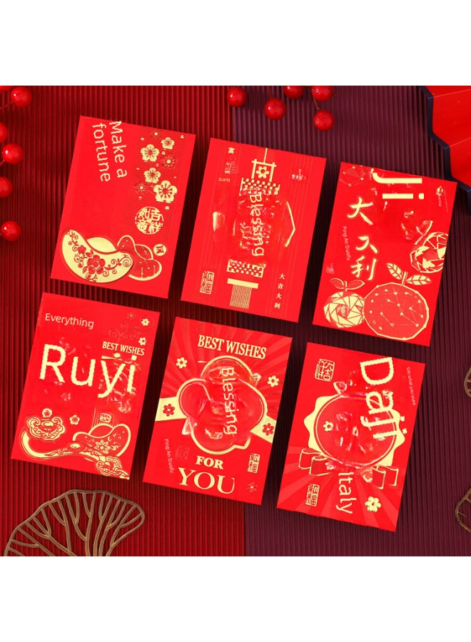 Snake New Year Cartoon Red Envelope Seal Personality Creative Bronzing Small Red Envelope Bag Spring Festival New Year's Bag - Image 2