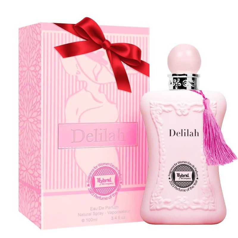 Hybrid & Company Delilah Compelling Captivating Fragrance For Women Floral Scent Womens Perfume, 3.4 Fl Oz - Image 1