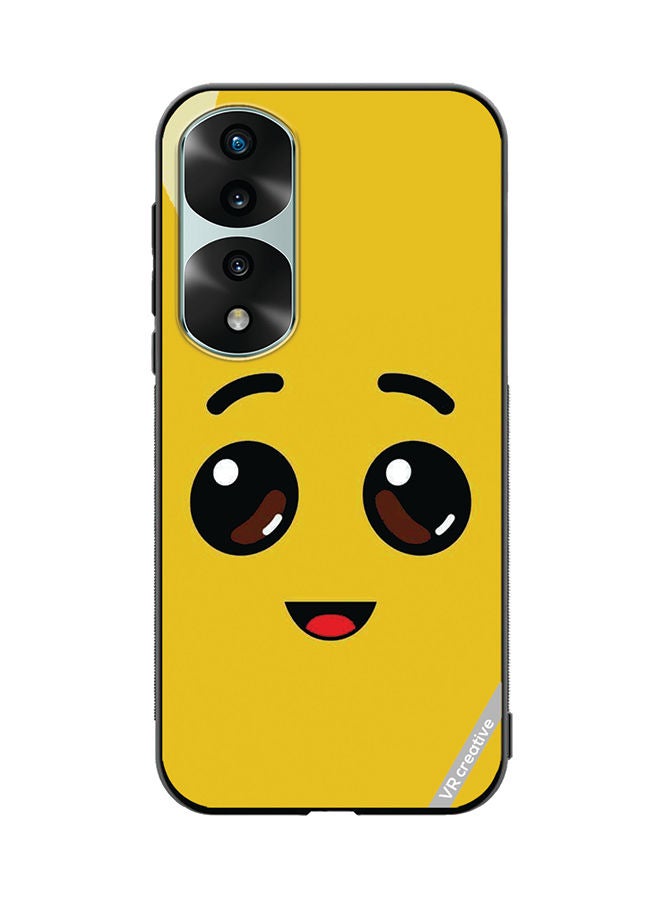 VR CREATIVE Protective Case Cover For Honor 70 Pro Banana Smiley Design Multicolour - Image 1