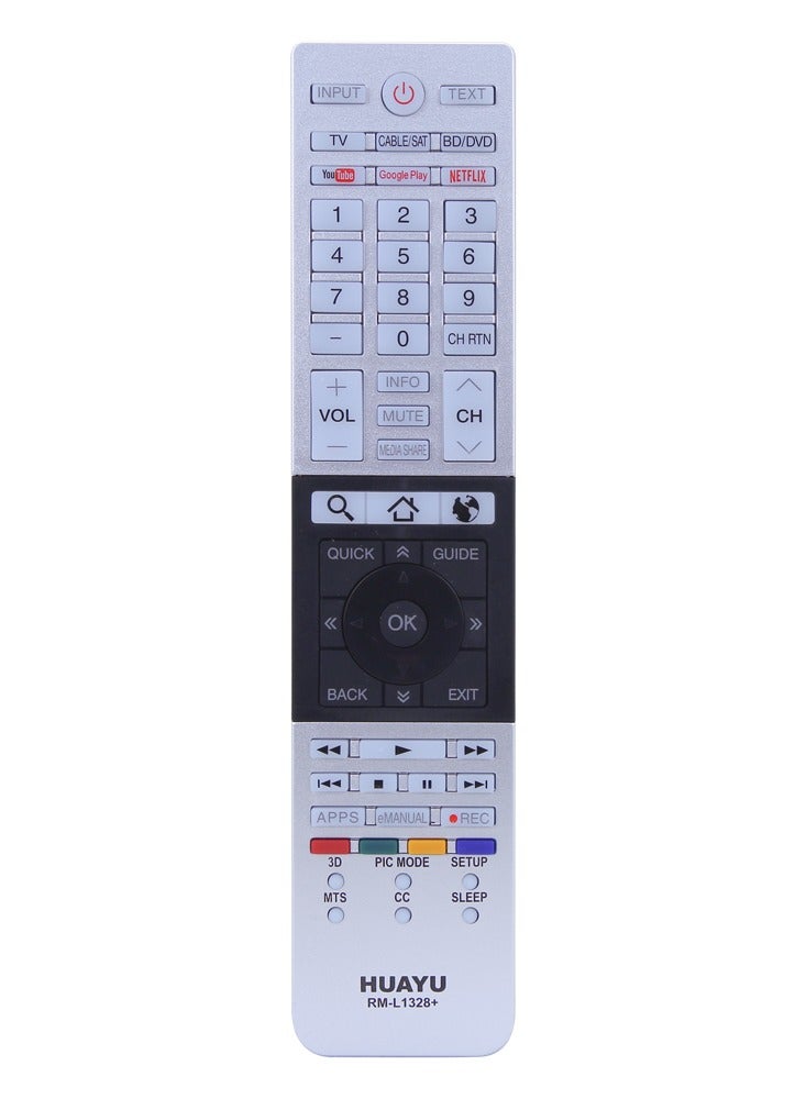 Huayu Remote Control For Toshiba Smart Screen LCD LED TVs 