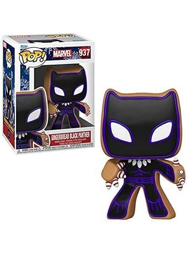 Funko Pop! Marvel: Gingerbread Black Panther Bundled With Ecotek Pop Protector - Image 5