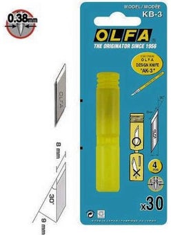 OLFA Kb-3 Fine-Tip Cretoire Spare Blade 30 Pack (For Ak-3)  - Image 1