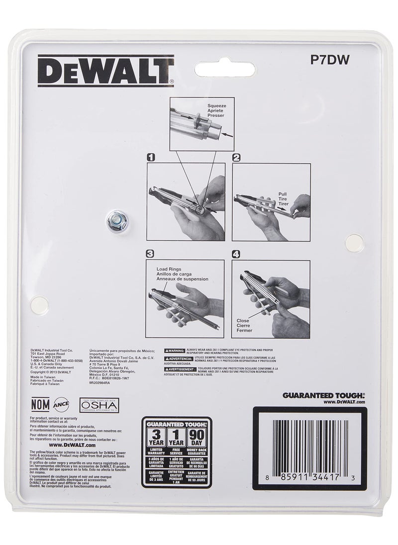 DEWALT DEWALT Hog Ring Pliers Kit, Includes Pliers and 1000 Ring Pack (P7DW)  - Image 3
