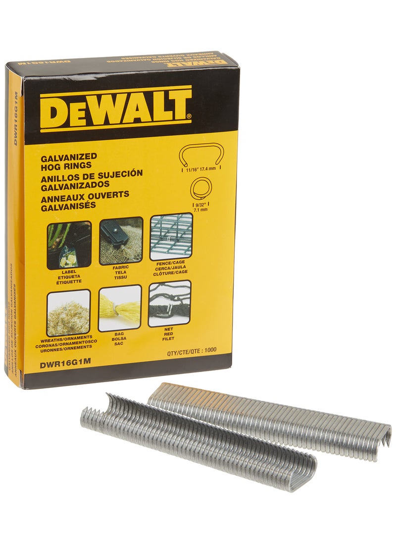 DEWALT DEWALT Hog Ring Pliers Kit, Includes Pliers and 1000 Ring Pack (P7DW)  - Image 4