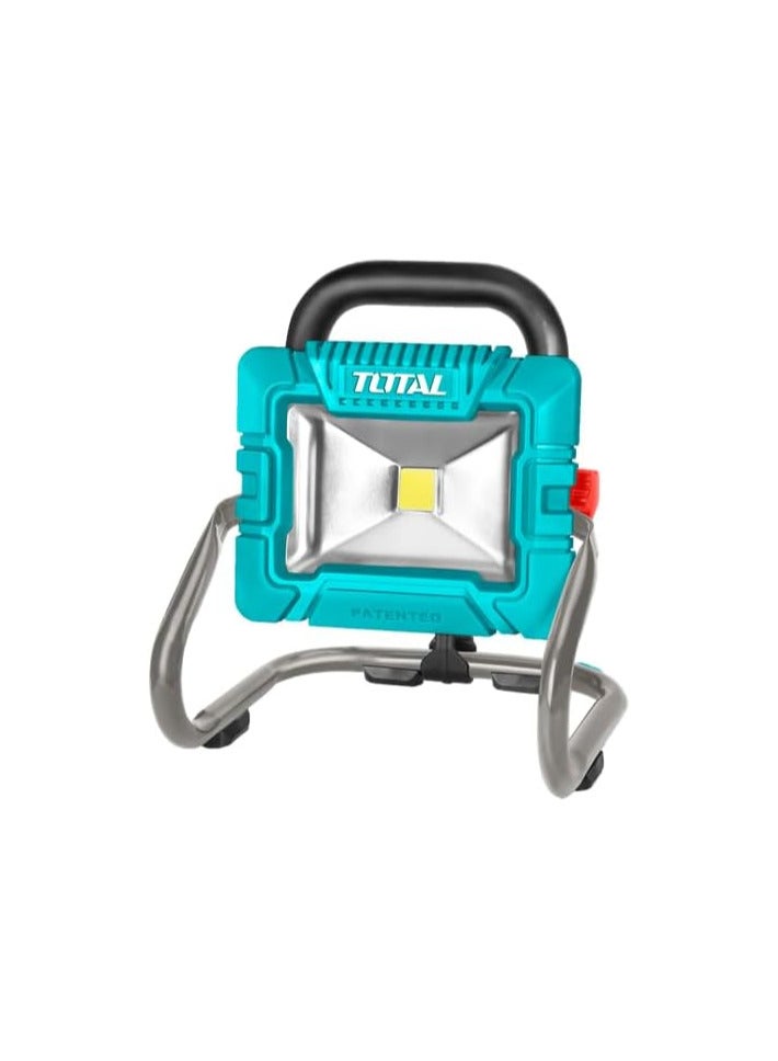 TOTAL 20V 1800 lumens LED spotlight without battery and total charger