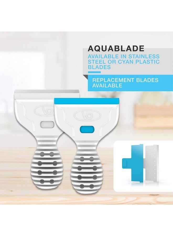 Continuum Aquatics AquaBlade M - Short Stainless Steel Aquarium Scraper to Clean Aquarium Tank,White - Image 4
