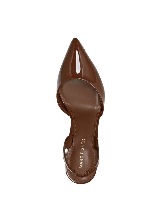 Marc Fisher Women's Hadya Pump, Dark Brown Patent 200, 8.5 - Image 5