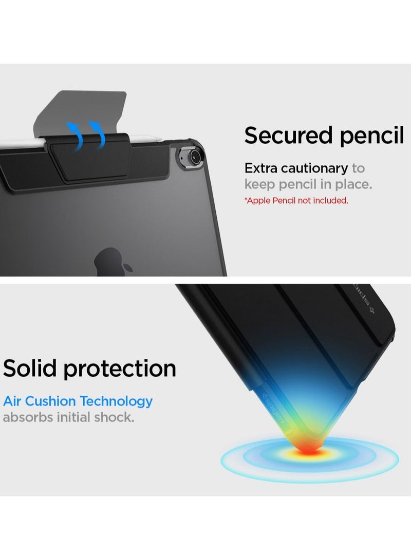 Spigen Ultra Hybrid Pro Case Cover for iPad Air 11inch M4 (2026) M3 (2025), M2 (2024), 5th/4th Gen (2022/2020) 10.9inch with Pencil Holder – Black - Image 5