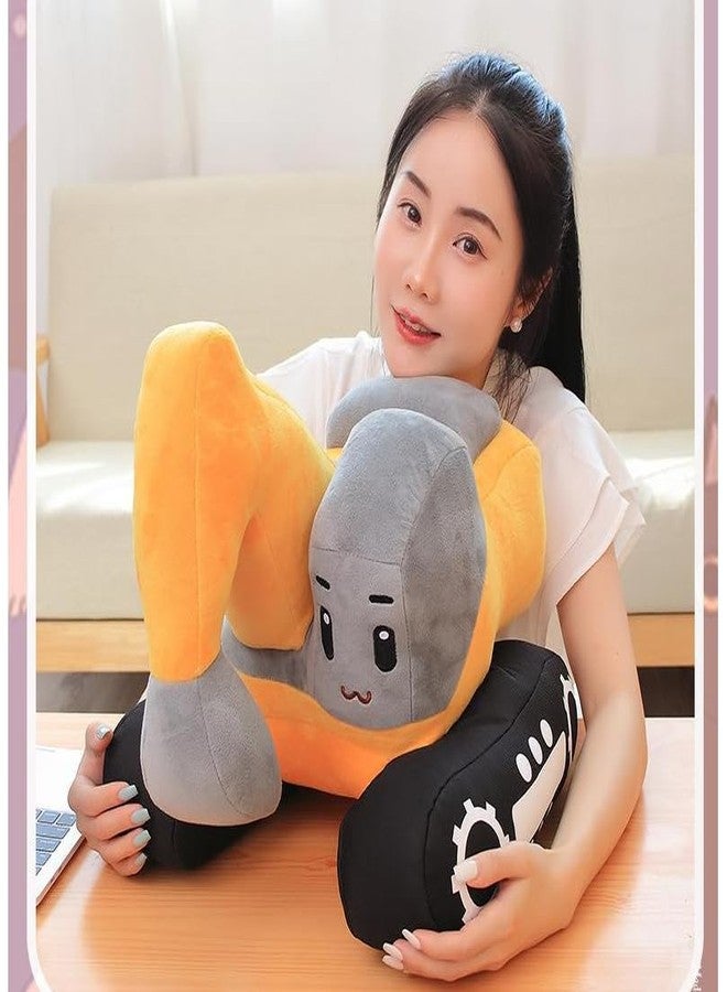 XIAOHONG Excavator Plush Toy,11" Soft Excavator Stuffed Construction Toy Plush Digger Truck Toy Car Plush Pillow,Great Plush Gift for Kids - Image 4
