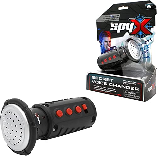SpyX / Secret Voice Changer. Voice Synthesizer Spy Toy to Disguise Your Voice in Real-time! Junior Secret Agent / Ninja Toy Gadget. Multi-Voice Amplifier Megaphone for Boys & Girls - Image 1