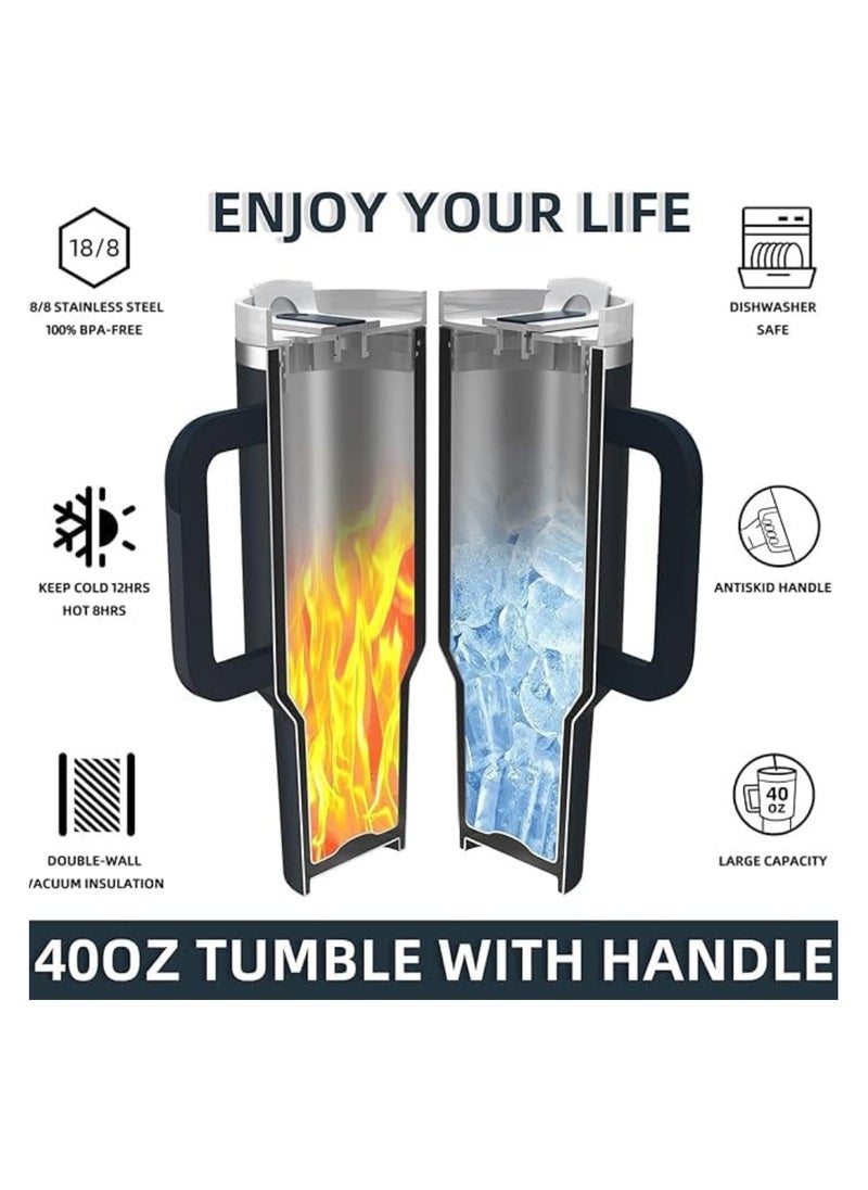PRINTSHOP4ME - Ramadan Tumbler Mug For Hot And Cold|1200ml Insulated Tumbler With Lid|Stainless Steel Tumbler With Straw|Travel Tumbler,Coffee Mug For Office,Home - Image 1