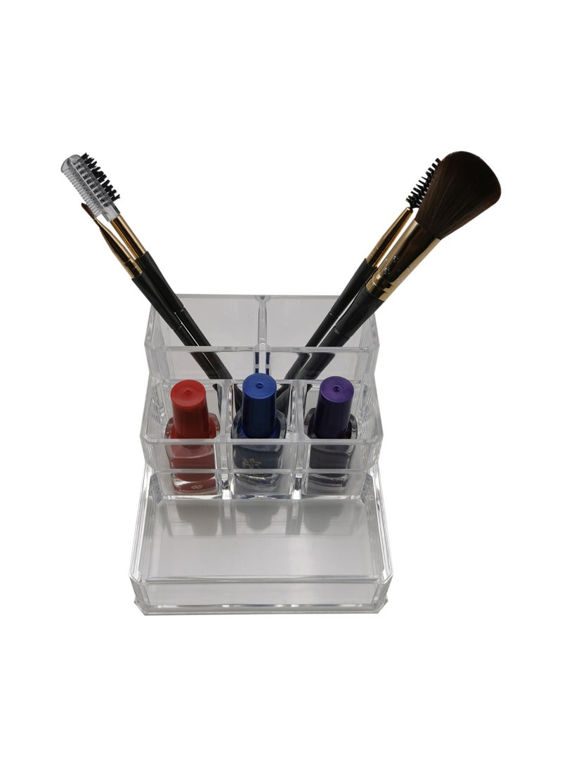 Makeup Brush Holder Organizer, Acrylic Eyeliner Lip Liner Holder  - Image 1