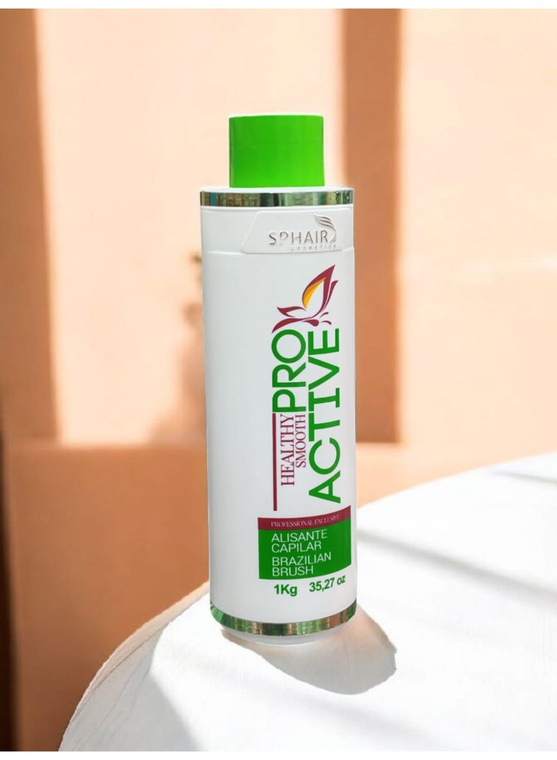 Sphair Cosmetics Sphair Pro Active Brazilian Hair Straightening Cream – 1kg – Professional Smooth & Straight Formula - Image 2