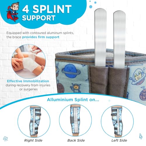 Vissco Champ Knee Brace for Kids (Firm Support) Knee Support for Osteoarthritis of knee joint, Pain Relief, Knee Stabilizer, Joint Injury, Knee Immobilizer - Image 3