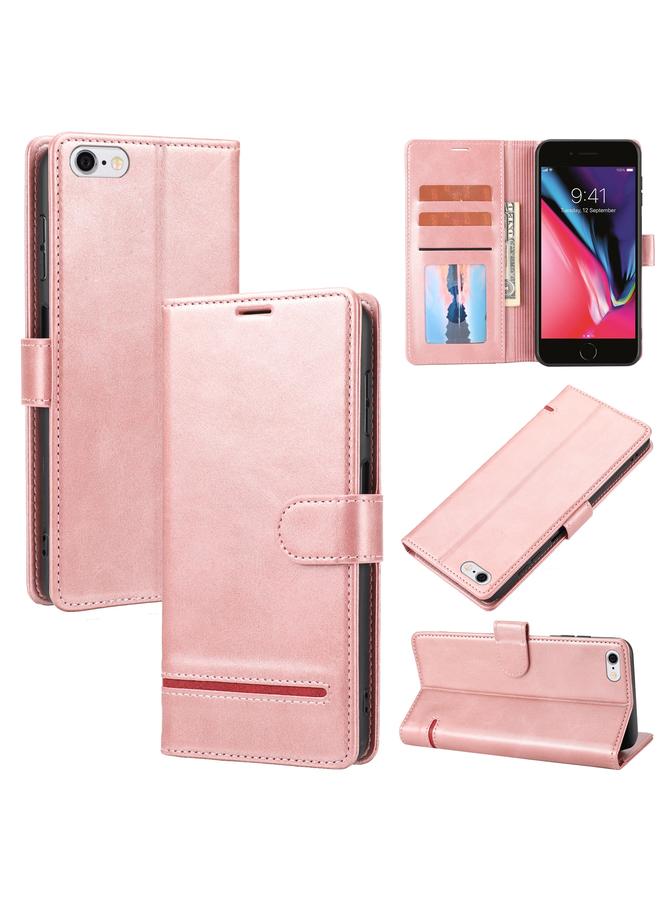 The Bros Case For iPhone SE 2022 / SE 2020 / 8 / 7 Classic Wallet Flip Leather Phone Case