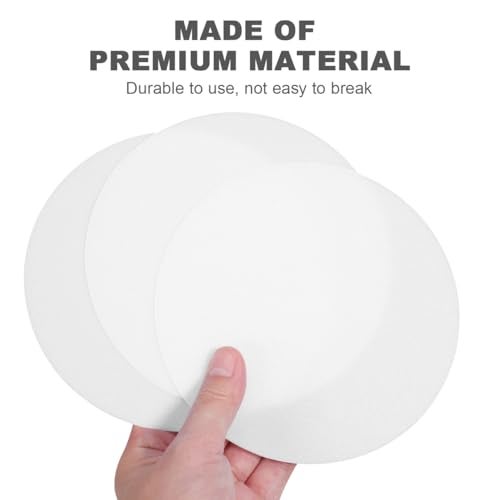 DOITOOL Ceiling Light Diffuser Cover 5.27" Round Lampshade Diffuser Pendant Light Lamp Shade Cover Frosted White Acrylic Board for Drum Lampshades (6PCS) - Image 3