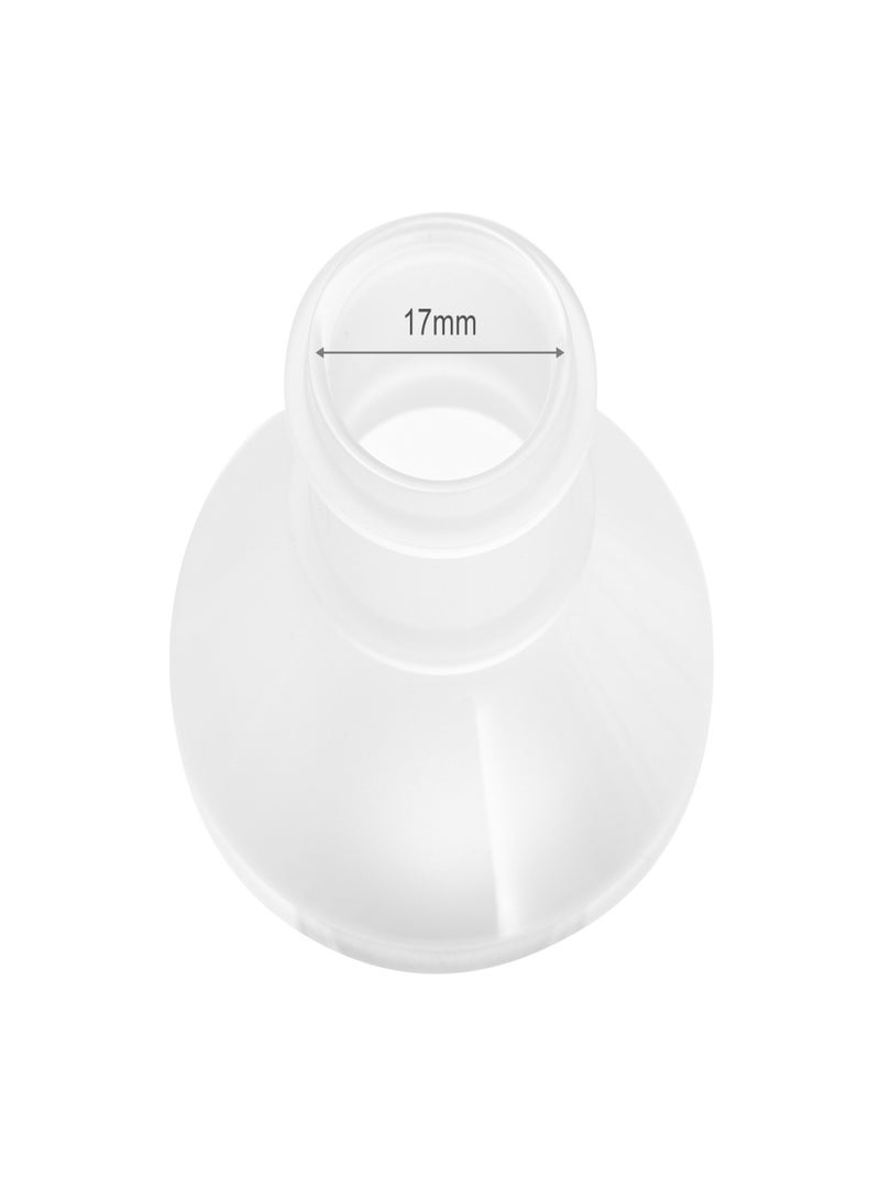 Horigen Electric Breast Pump Replacement Accessory with 3pcs 17mm Flange Inserts Soft Silicone Adapter for XN/MD-2267A Wearable Breast Pump - Image 3