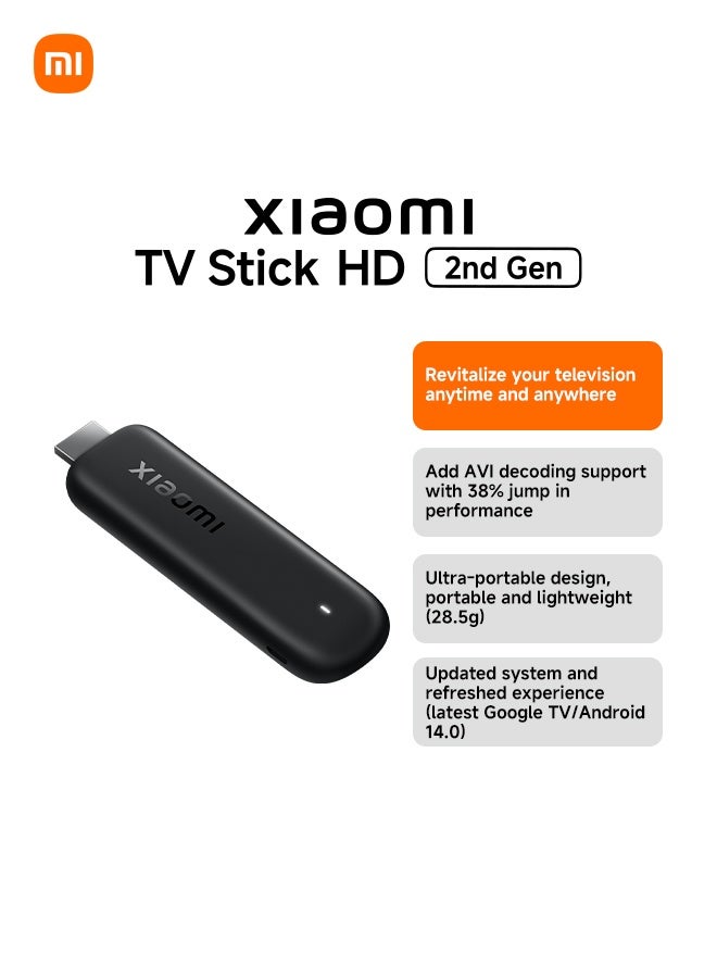 Xiaomi TV Stick HD (2nd Gen) MDZ-34-AA black - Image 1