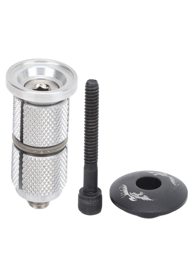 WAKE Bicycle Fork Headset Lightweight Aluminum Alloy Bike Headset Expander Plug with Stem Cover Screw for Mountain Road BikeHX02 - Image 1