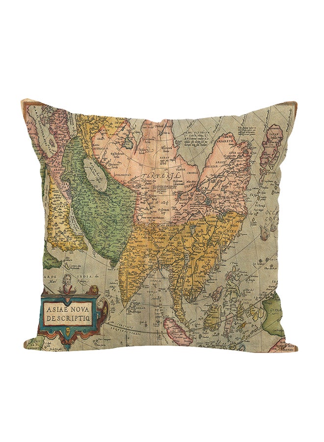 Decorative Printed Soft Pillow Multicolour 45 x 45cm