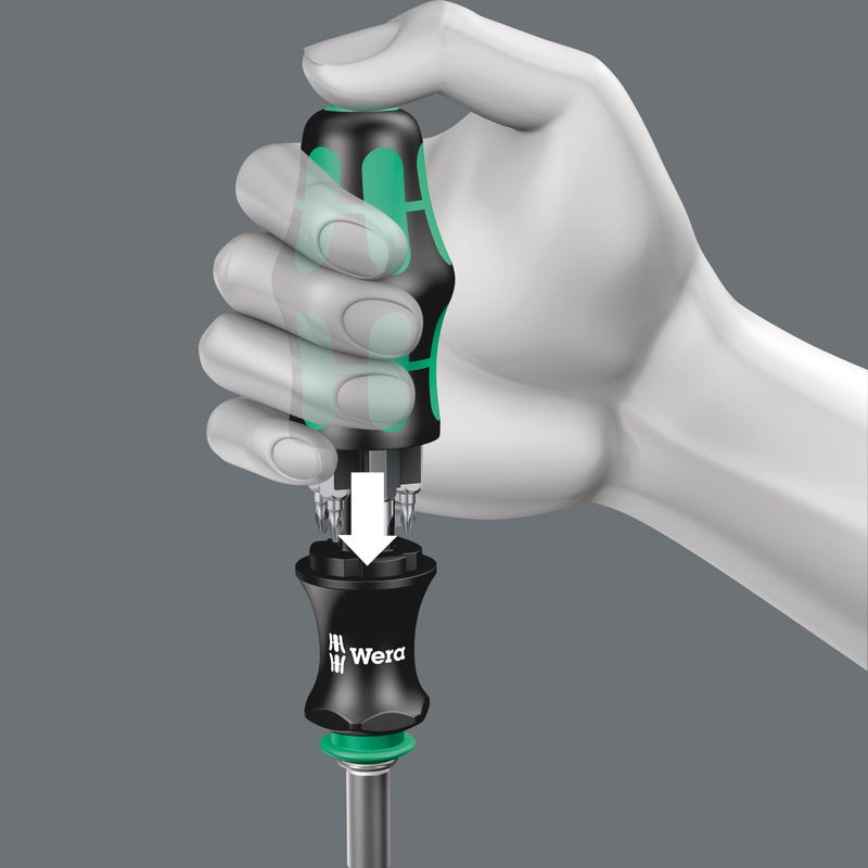 Wera - 5051021001 Kraftform Kompact 20 7-In-1 Bitholding Screwdriver with Removable Bayonet Blade (SL/PH/PZ) - Image 3