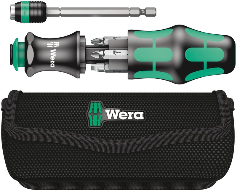 Wera - 5051021001 Kraftform Kompact 20 7-In-1 Bitholding Screwdriver with Removable Bayonet Blade (SL/PH/PZ) - Image 1