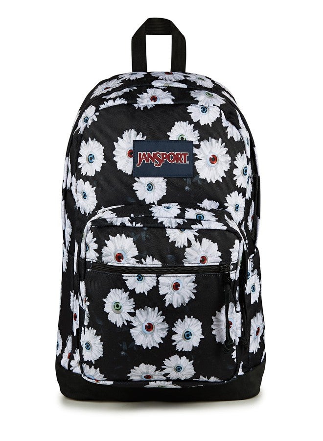 JanSport Right Pack Backpack - Durable Daypack with Padded 15" Laptop Pocket, Eyeball Blossom, One size - Image 1