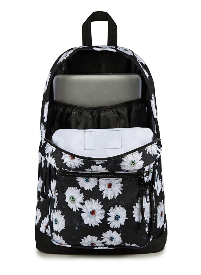 JanSport Right Pack Backpack - Durable Daypack with Padded 15" Laptop Pocket, Eyeball Blossom, One size - Image 3