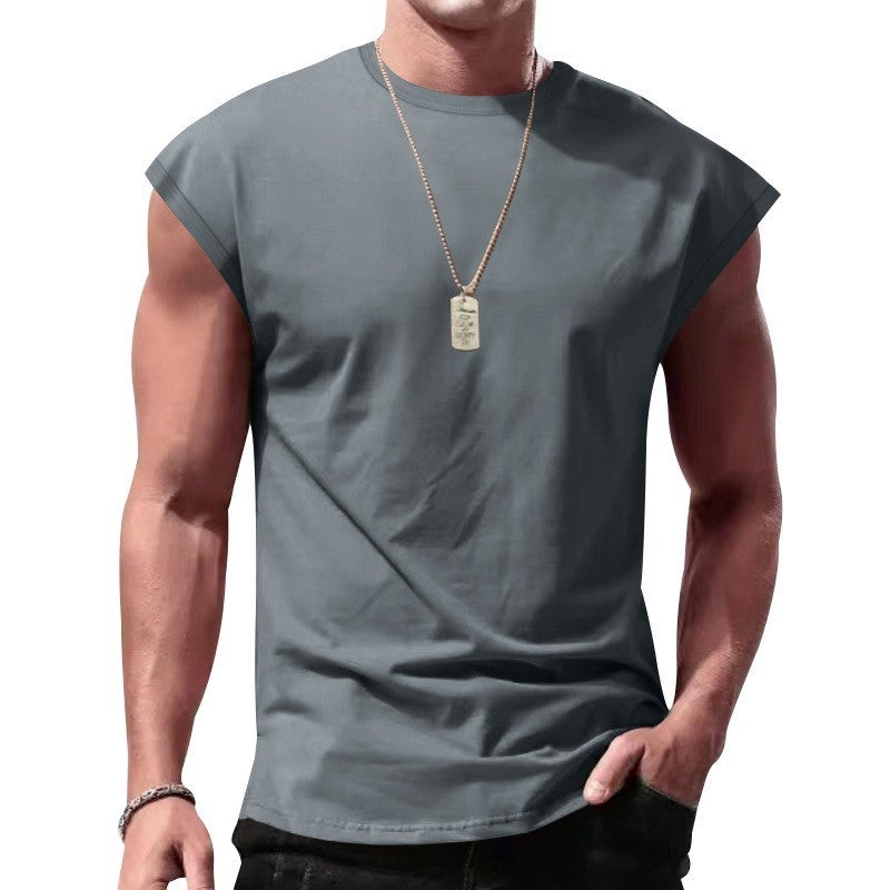Independent Station Men'S New Sleeveless T-Shirt Men'S Summer Casual Sports Loose Men'S Sleeveless Bottoming Shirt Men - Image 1
