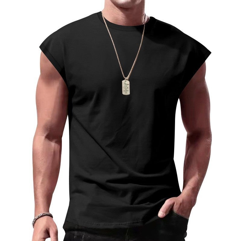 Independent Station Men'S New Sleeveless T-Shirt Men'S Summer Casual Sports Loose Men'S Sleeveless Bottoming Shirt Men - Image 4
