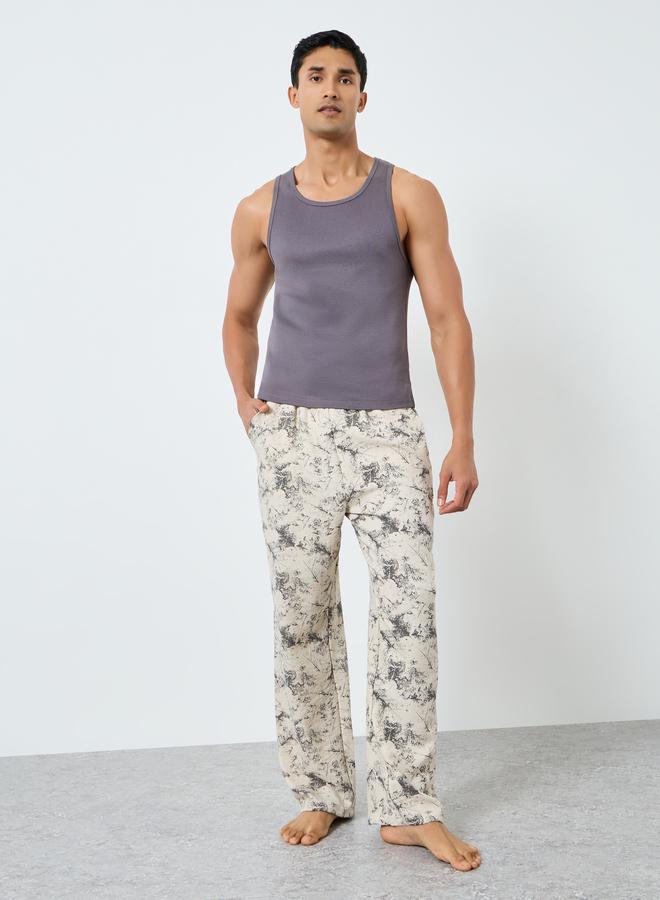 Styli Men Relaxed Fit Printed Pyjama - Image 2