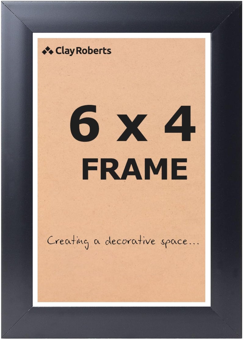Picture Frame 6 x 4 Brown Pack of 3 Freestanding and Wall Mountable 10 x 15 cm 6x4 Picture Frames Brown 6x4 Photo Frames 4x6 Photo Collage Gallery Display