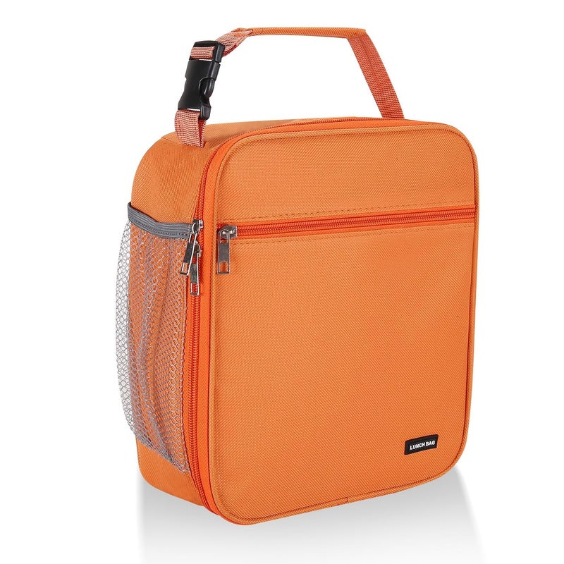 Lovoeo Lunch box Lunch bag for men women Insulated Lunchbox Lunch bags for Work Picnic Travel (Orange) - Image 1