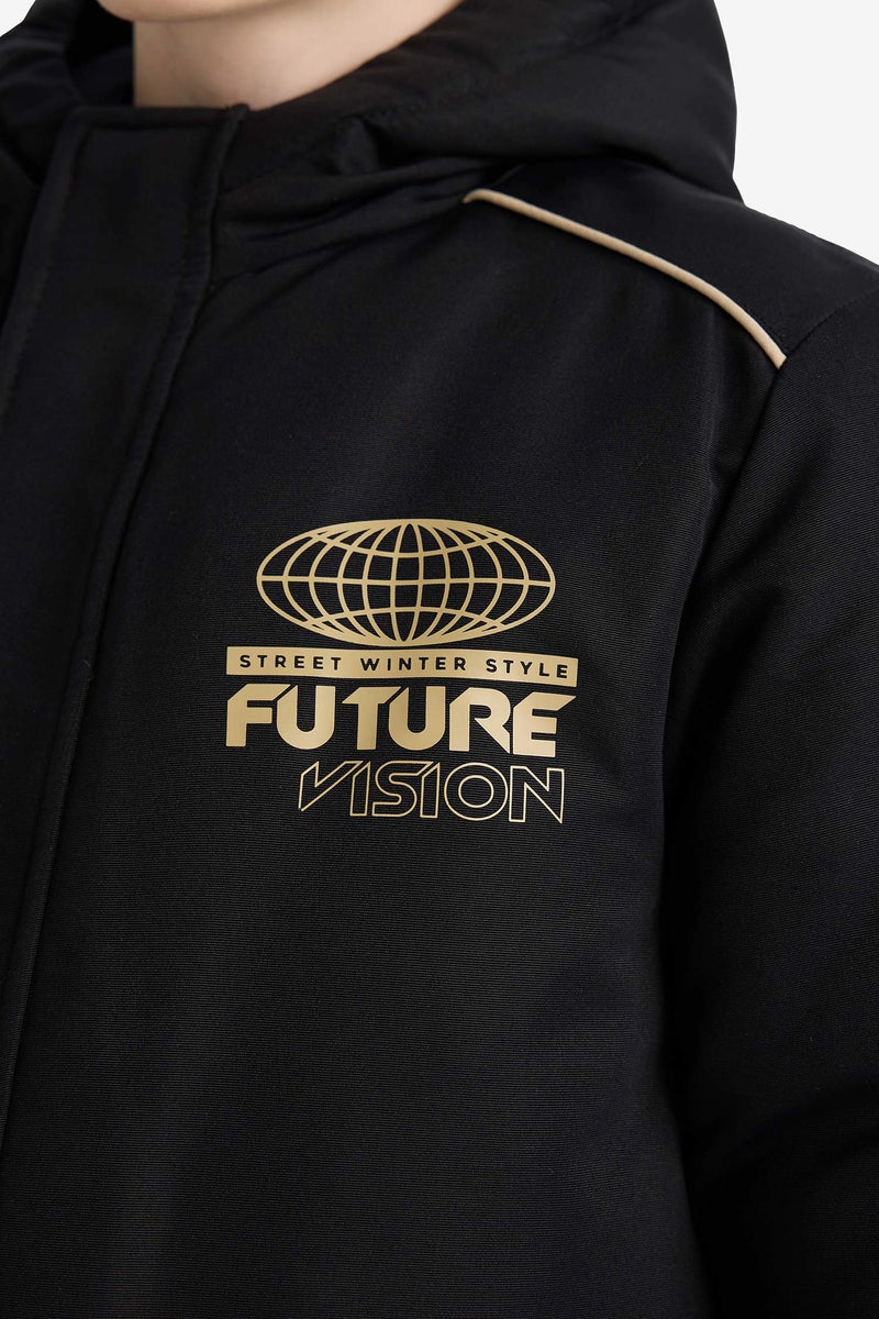 ديفاكتو جاكيت بامب اولادي وتر بروف بكابيشون وجيوب - Image 5